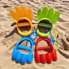 공룡 발톱 모래 놀이 땅파기 해변 갯벌 놀이터, 공룡 모래 파기 발톱 [2개입] 색상 랜덤 발
