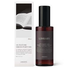 에이센트 드레스퍼퓸 섬유향수, 1개, 80ml, 라이브러리