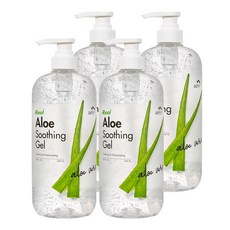꽃을든남자 수분이 꽉 차 더 촉촉한 리얼 알로에 수딩젤 1000ml, 1L, 4개
