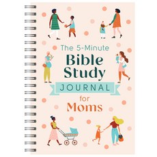 (영문도서)The 5-Minute Bible Study Journal for Moms Spiral, Barbour Publishing, English, 9798891512818