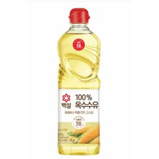 CJ 백설 옥수수유, 900ml, 60개