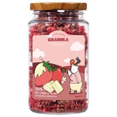 밀잇 청크형 그래놀라 화이트베리 딸기맛, 160g, 2개