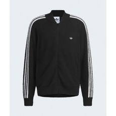 아디다스 니트 슈퍼스타 트랙탑 - 블랙 KD9395