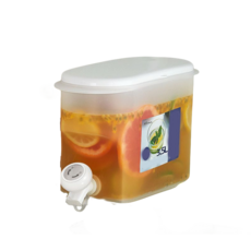 주방 식품급PP 쥬스 디스펜서 대용량 수도꼭지물통 냉장고 음료디스펜서(스탠드 미포함), 3.5L