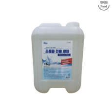 리오 초음파 전용세제 13L 과일 채소 전용 세척제, 1개