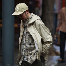 浩來創念 53605-M51輕薄款連帽夾克外套，輕便透氣，戶外休閒必備, 1個, 藏藍,M