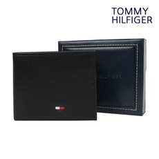 [타미힐피거] 남성 반지갑 블랙 31TL25X020-001, 품번:31TL25X020-001 / 옵션:FREE, 상세 설명 참조