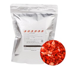 동결건조 딸기다이스 100g딸기조각, 1개, 100g