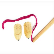 착한장터 민속팽이 세트 유아팽이치기