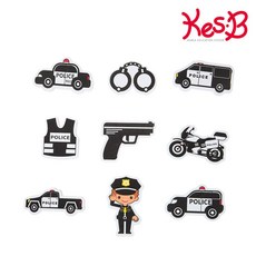 유치원 목욕놀이 스티커 경찰 유아목욕용품 감성놀이 목욕장난감 선물