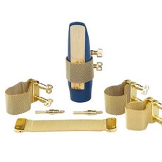 호환 1pcs 알토 색소폰 헤드 미드 톤 베이커리 스프링 클립 톤을 더 탄력있게 만들고 금도금 표면, 02 5pcs