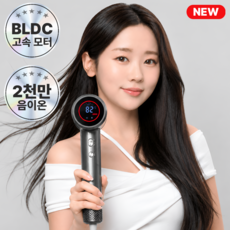 [26년최신형]이즈하임 항공모터 BLDC 초경량 음이온 헤어 드라이기 LCD 디스플레이 가정용 전문가용 EHD-2600PRO, 펄그레이 펄그레이