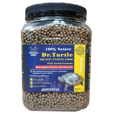 維益特 Dr.Turtle 水龜飼料 挑嘴成長型 中顆粒 適合6-15公分龜 澤龜/台灣龜適用, 1個, 1KG