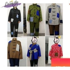 거지 노비옷 졸업사진 가난한 천민 누더기 조선시대 졸사 블랙세트 XXXXL (약 190cm)
