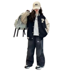 미니으니 남아 여아 주니어 간절기 P자수 야구 점퍼 [1264]