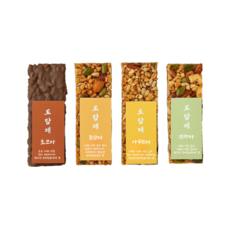 도담제 무설탕 수제 견과류바 견과바 에너지바 단백질바 저칼로리 건강간식, 25g, 40개