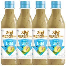 백설 저당 흑임자참깨 드레싱, 4개, 560g