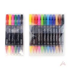 진짜수박 캘리그라피 마카 캘리그라피펜세트, 6색