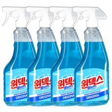 윈덱스 유리세정제 본품 스프레이, 4개, 500ml
