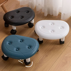 이동 보조 의자 회전 스툴 바닥 작업 시트 짐운반 보조대 허리 보호 기구, 블랙