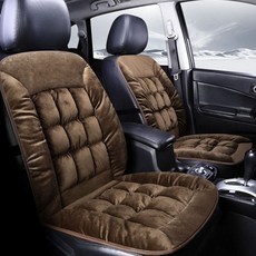 극세사 차량 시트 따뜻한 겨울 보온 카시트 커버, 마일드 아이보리, 1개