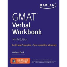 GMAT Verbal Workbook: Over 200 Practice Questions + Online Paperback, Kaplan Publishing, English, 9781506263533