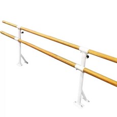 발레바 바닥 고정형 연습실 무용 무용바 이중 기구 발레 스트레칭 연습 다리찢기 브래킷, M. 4m 단층 프리미엄 폴 브라켓 2개, 1개, 1m 단층 2개