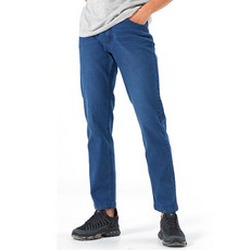 콜핑 2102PK988M 중청 진청 얇고 시원한 신축성 슬림핏 남성 봄 여름 등산 청바지