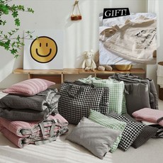 에이트룸 [단독]푹신푹신 도톰한 프리미엄 워싱 어린이집 낮잠이불 솔리드 낮잠패드+전용가방증정, 낮잠패드, +낮잠패드가방 증정, 체크 민트