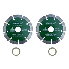 4인치 그라인더날 석재용 105mm 2개입 마른날 다이아몬드휠 콘크리트 절단석 돌날 화강암 컷팅 그라인더휠 절단석