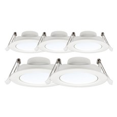 라인라이팅 LED 에코 COB타입 3인치 다운라이트 5w, 5개, 주광색(흰빛)