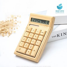 원목 계산기 우드 대나무 태양광 계산기, 중형, 1개