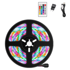 아누삼사 업그레이드 버전 LED RGB 간접 붙이는 줄조명, 5M, 1개