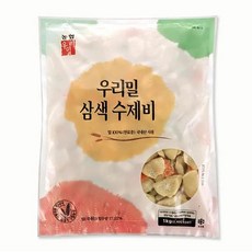 국산밀 100% 한국 우리밀 농협 우리밀 삼색수제비1kg (2개) 총2개, 2개, 1kg