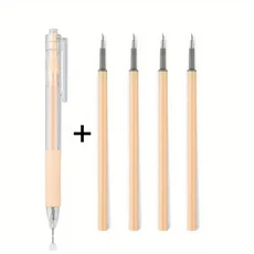 에어캡 절단기 5PCS 아트 유틸리티 나이프 펜 스크랩북 절단 도구 패키지 박스 오프너 학교 용품 DIY 공예, 01 Yellow