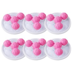 아띠꼴로 6개1세트 먼지싹쓸 통돌이 세탁기 먼지 거름망 세탁 먼지망, 1세트, 클로버핑크