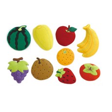 어린이집 과일 펠트 찍찍이 유아 학습교구 학습용 장식용 어린이학습