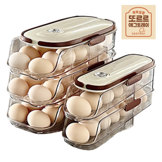 뚝딱살림 또르르 굴러오는 똑똑한 에그트레이 42구 자동 계란보관함, 1개