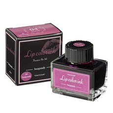 TACCIA 만년필 잉크 수성 염료 립 컬러 잉크 버건디 TFPI-WD30-4