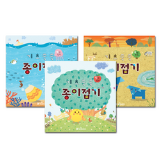 기초쑥쑥 종이접기 교재 (3000 도형색종이 포함), 한번접기