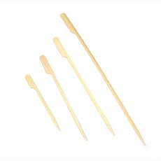 쉼가 대나무 꼬지 꼬치 잡기편한 납작손잡이 오뎅막대 과일 꼬치용 막대 대나무꼬지, 대