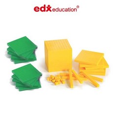 edx 이디엑스 수모형 베이스 텐 노랑 녹색 Base Ten yellow green