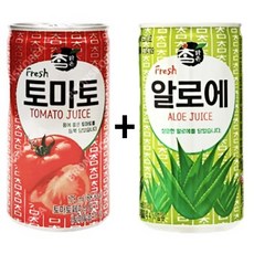 참맑은 토마토 175ml(15캔) + 참맑은 알로에 175ml(15캔), 30개, 175ml