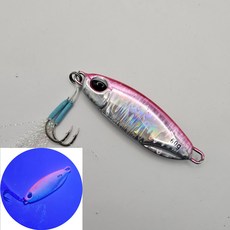 DO 참돔 SLJ 메탈 UV메탈지그 60G 더블훅 타이지깅메탈 라이트지깅메탈, 1개, 핑크