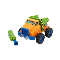 4세남아장난감 트럭 나사조립 드릴 장난감 트럭장난감 중장비 조종장난감, 1개