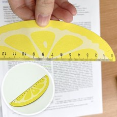 과일모양자 레몬 디자인 15cm 자