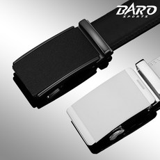 소가죽 남성 자동 골프벨트 고급 허리띠 캐주얼 혁대, 자동벨트_블랙, 1개