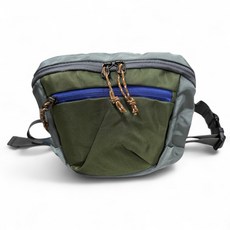 側背包 輕量防潑水戶外登山休閒斜背包, 灰綠, 灰綠