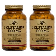 솔가 L-글루타민 1000mg 타블렛 글루텐 프리 비건, 60정, 2개
