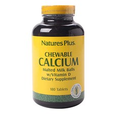 NaturesPlus 天然佳 口嚼鈣錠, 180入, 1個
